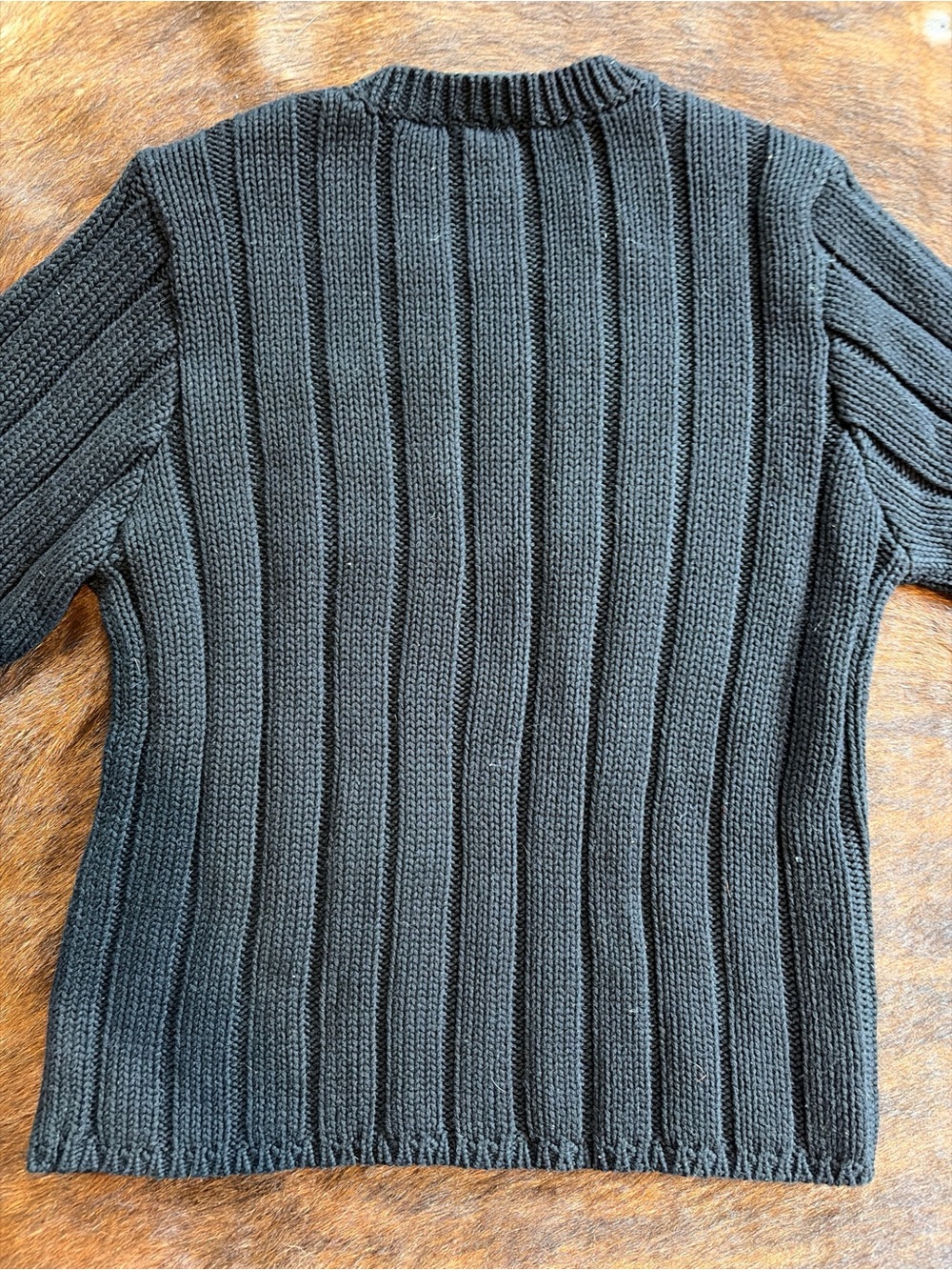Vintage Polo Jean Co Ralph Lauren Black American Flag Preppy USA 90s Y2K Heavy - Picture 8 of 8